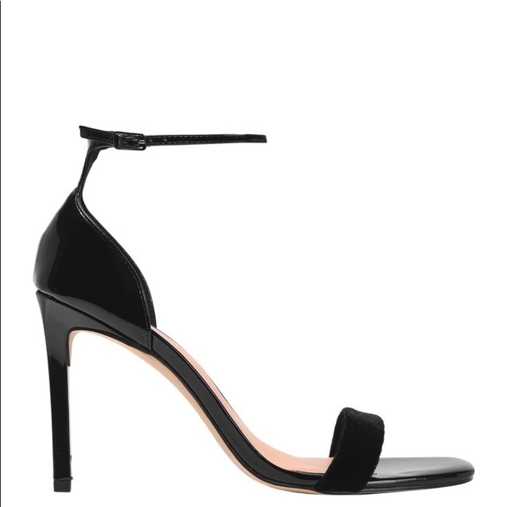 Halston Heritage Myra in Gulin High Heel Sandal in Black Patent